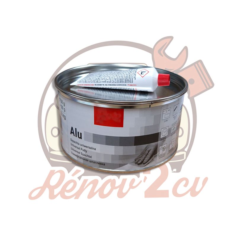 Mastic aluminium pour carrosserie pot de 1.8 kilos