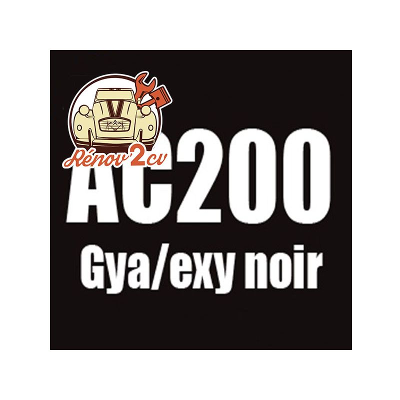 Bombe de peinture Noire pour 2CV Charleston - AC 200, GYA ou EXY - 298 ml -  2CV PASSION