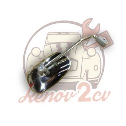 Retroviseur 2cv droit inox haute qualite